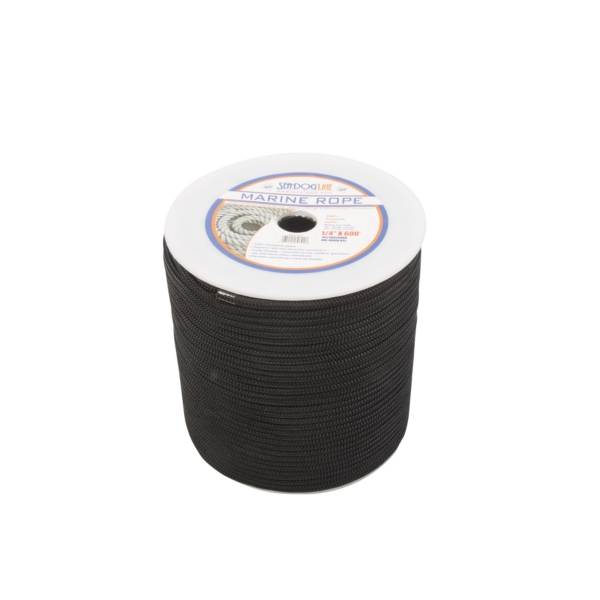Sea Dog Corde de nylon double 600' - 1/4″ - Nylon - Doublement tressé