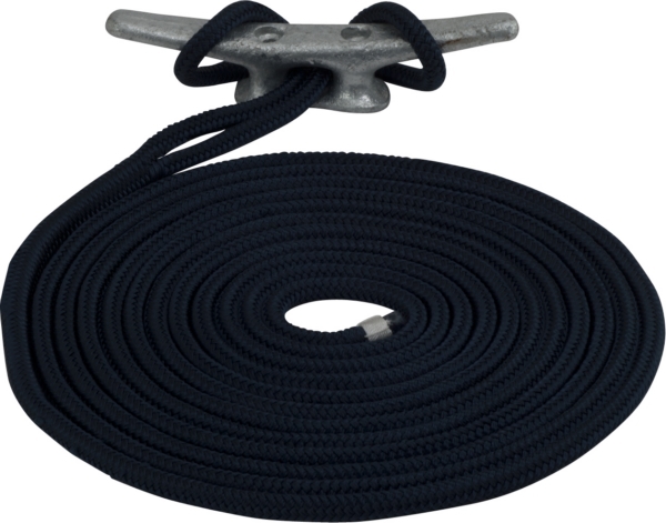 Sea Dog Ligne d’amarrage double en nylon 25' - 3/8″ - Nylon - Doublement tressé