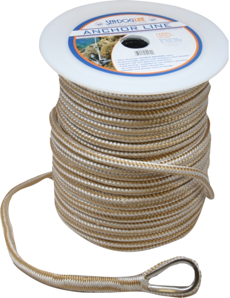 Sea Dog Ligne d’ancrage double en nylon 200' - 3/8″ - Nylon - Double