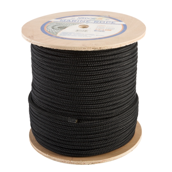 Sea Dog Corde de nylon double 600' - 1/2″ - Nylon - Doublement tressé