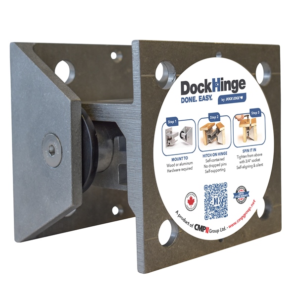Dock Edge  Charnière de quai 15/32P pour quincaillerie 3/8”