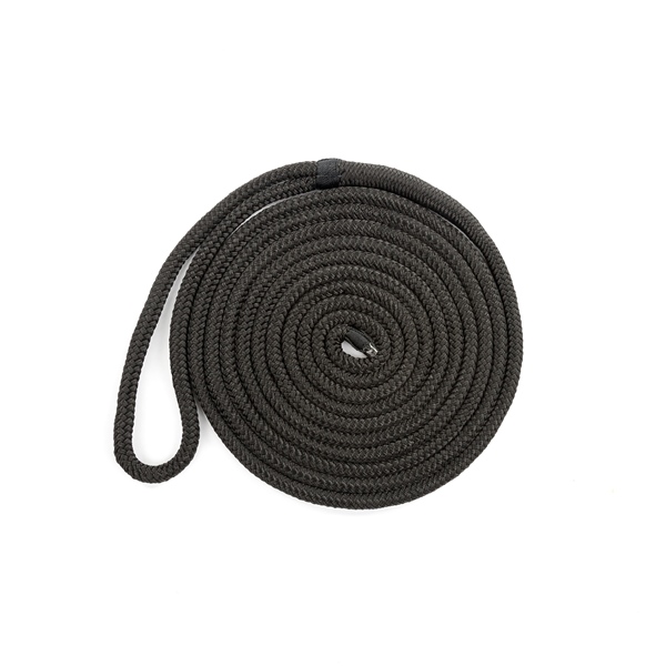 Kimpex Ligne d’amarrage à double tressage 15' - 1/2″ - Nylon - Doublement tressé