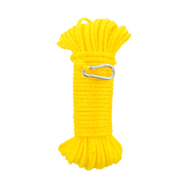 Kimpex Ligne d’ancre tressée pleine 100' - 1/4″ - Polypropylène - Tressé
