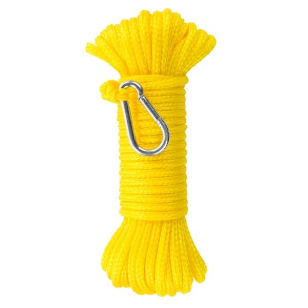Kimpex Ligne d’ancre tressée pleine 100' - 3/8″ - Polypropylène - Tressé