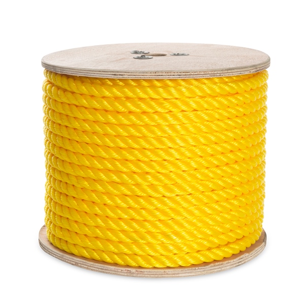 Kimpex Corde de bateau en polypropylène 250' - 1/2″ - Polypropylène - Torsadé à 3 brins
