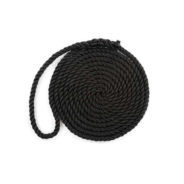 Kimpex Ligne d’amarrage torsadée à 3 brins 15' - 1/2″ - Nylon - Torsadé à 3 brins