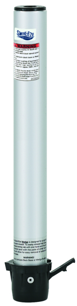 Attwood Montant de siège élévateur fini satin anodisé 13 po