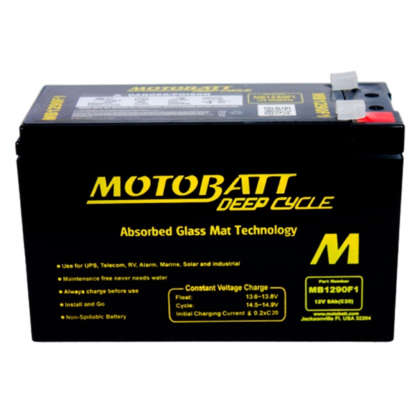 Motobatt Batterie AGM à décharge profonde MB1250F1