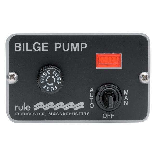 JABSCO RULE Panneau d’interrupteur lumineux à 3 voies