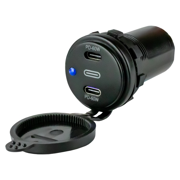 Sea Dog Prise avec deux ports USB-C