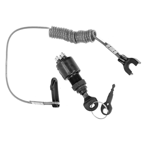 BRP Evinrude Interrupteur d'allumage avec clé et cordon
