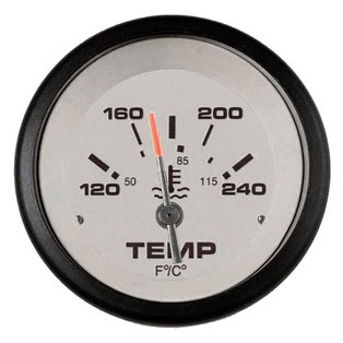 Dometic Corp Indicateur de température de l'eau de la série Sahara de Teleflex Bateau - 59706P