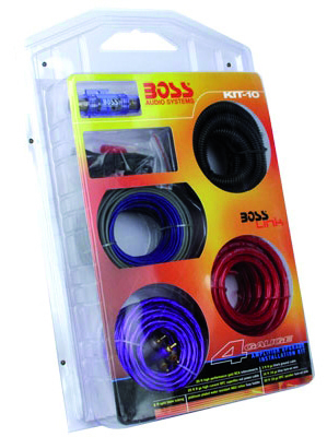 Boss Audio Ensemble d’installation d’amplificateur 4 Ga
