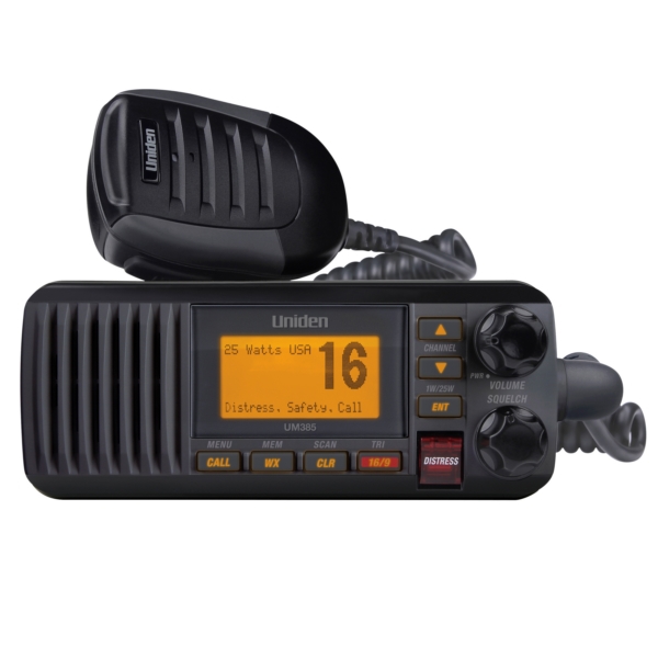 Uniden Radio marine à montage fixe UM385 Noir