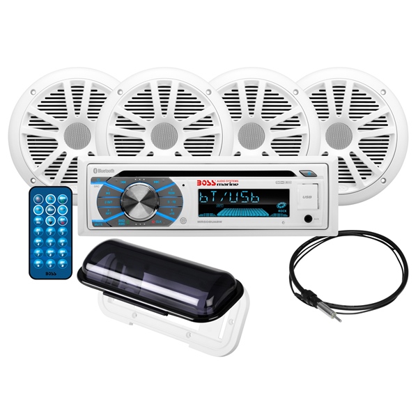 Boss Audio Ensemble récepteur audio avec haut-parleur - MCK508WB.64S Marine - 4 - 180 W