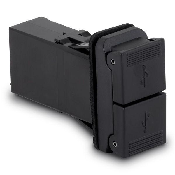 Sierra Chargeur USB 2.0 à double port, capuchon carré