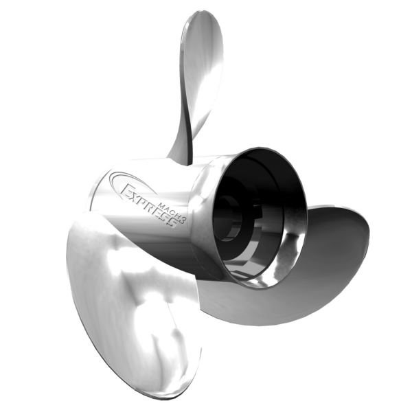 Turning Point Hélice Express Suzuki, Johnson/Evinrude, Yamaha, OMC, Honda - Acier inoxydable