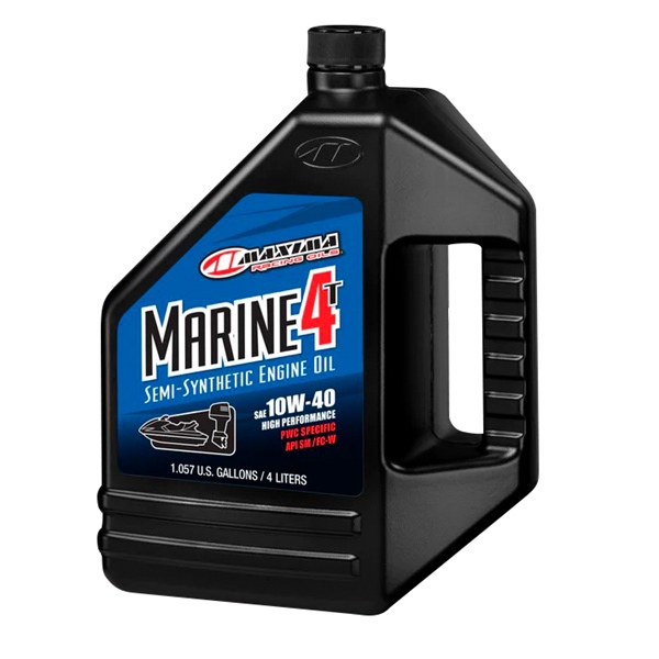 Maxima Huile à moteur semi-synthétique Marine 4T 10W40