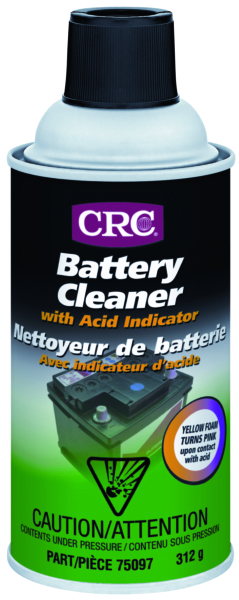 CRC Nettoyeur de batterie avec indicateur d’acide 311 g
