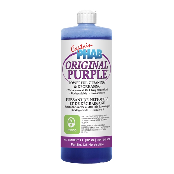 Captain Phab  Nettoyant concentré mauve 1 L / 0.26 G