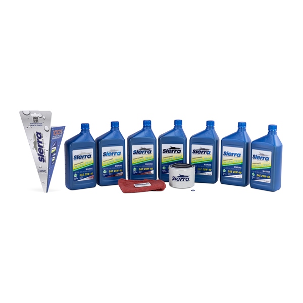 Sierra Trousse de changement d’huile, Mercury 25W-40 25W40