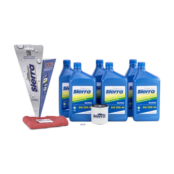 Sierra Ensemble de changement d'huile pour moteurs hors-bords Yamaha 20W40