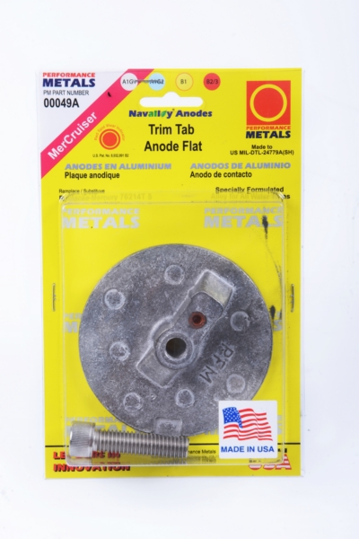 PERFORMANCE METAL Plaque, anode stabilisatrice Mercury