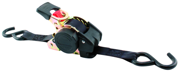 ERICKSON Sangle rétractable noir 6' - 1500 lb