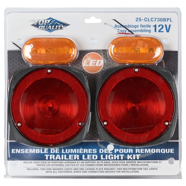 Top Quality Ensemble de feu arrière magnétique Rouge