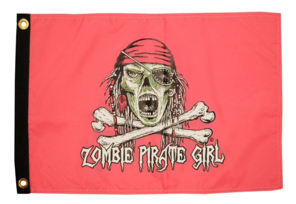 Taylor Made Drapeaux, Nylon ″Pirate Girl Zombie″
