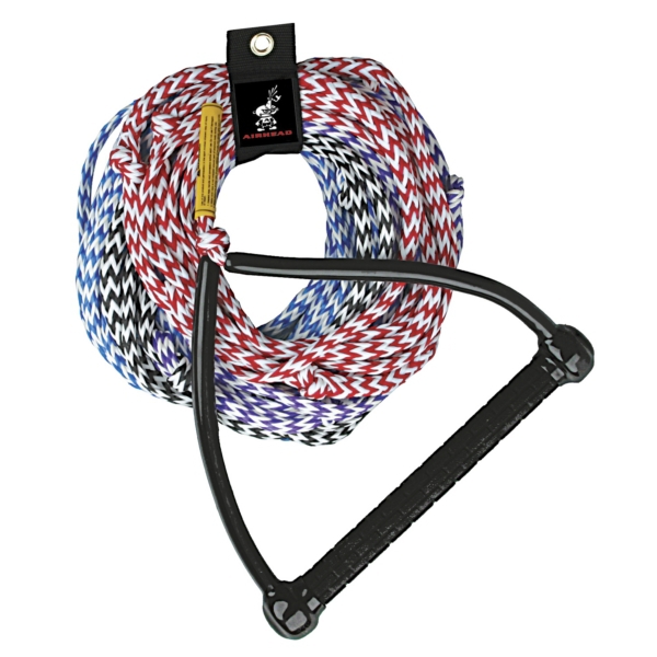 Airhead Corde de ski nautique de compétition Corde de remorquage à 4 sections pour ski