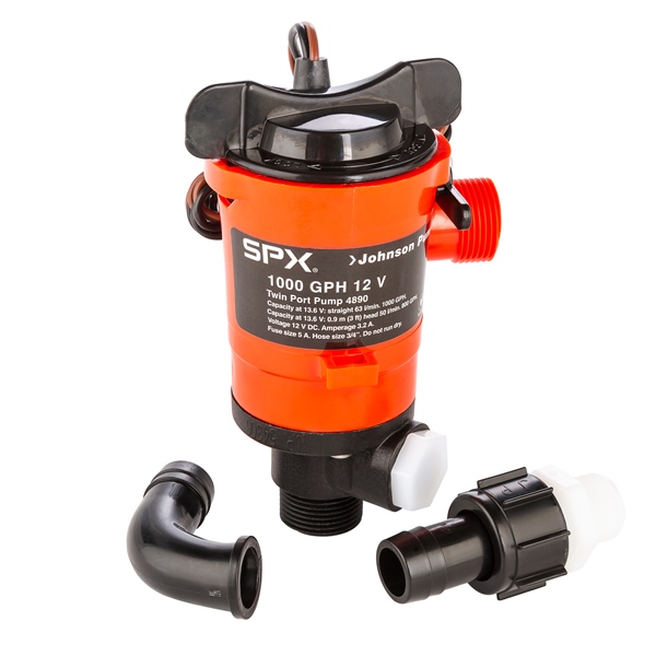 JOHNSON PUMP Pompe de cale, 1000 GPH